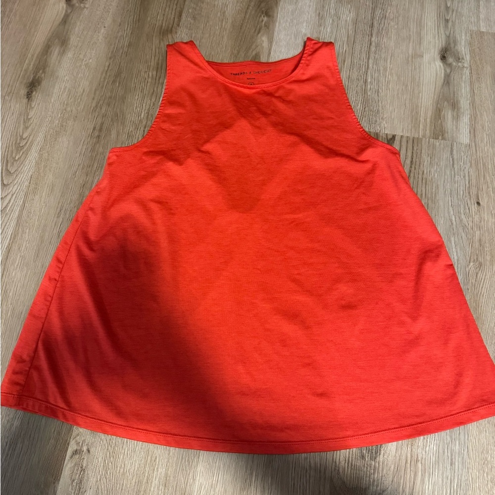 Threads 4 Thought Bright Orange Tank Top